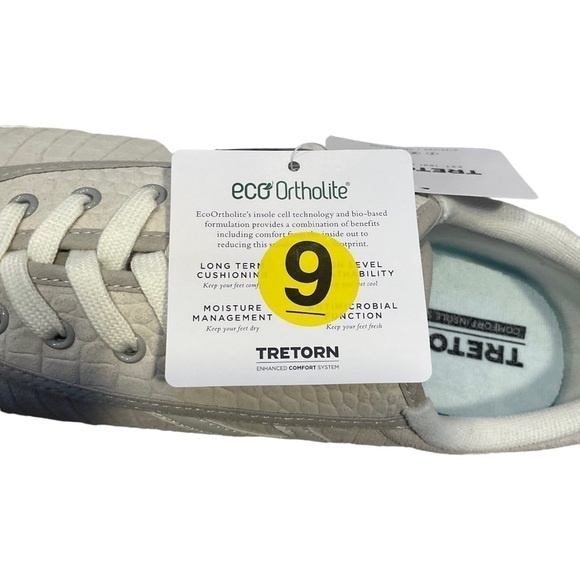 TRETORN ECO ORTHOLITE WOMENs SNEAKERS SIZE 9M NWT NYOLITE PLUS LEATHER - Picture 7 of 7